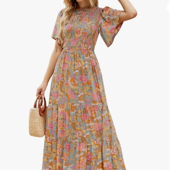 Casual Flowy Maxi Dress - Picture 1 of 2